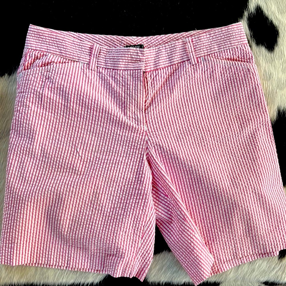 J.crew seersucker shorts